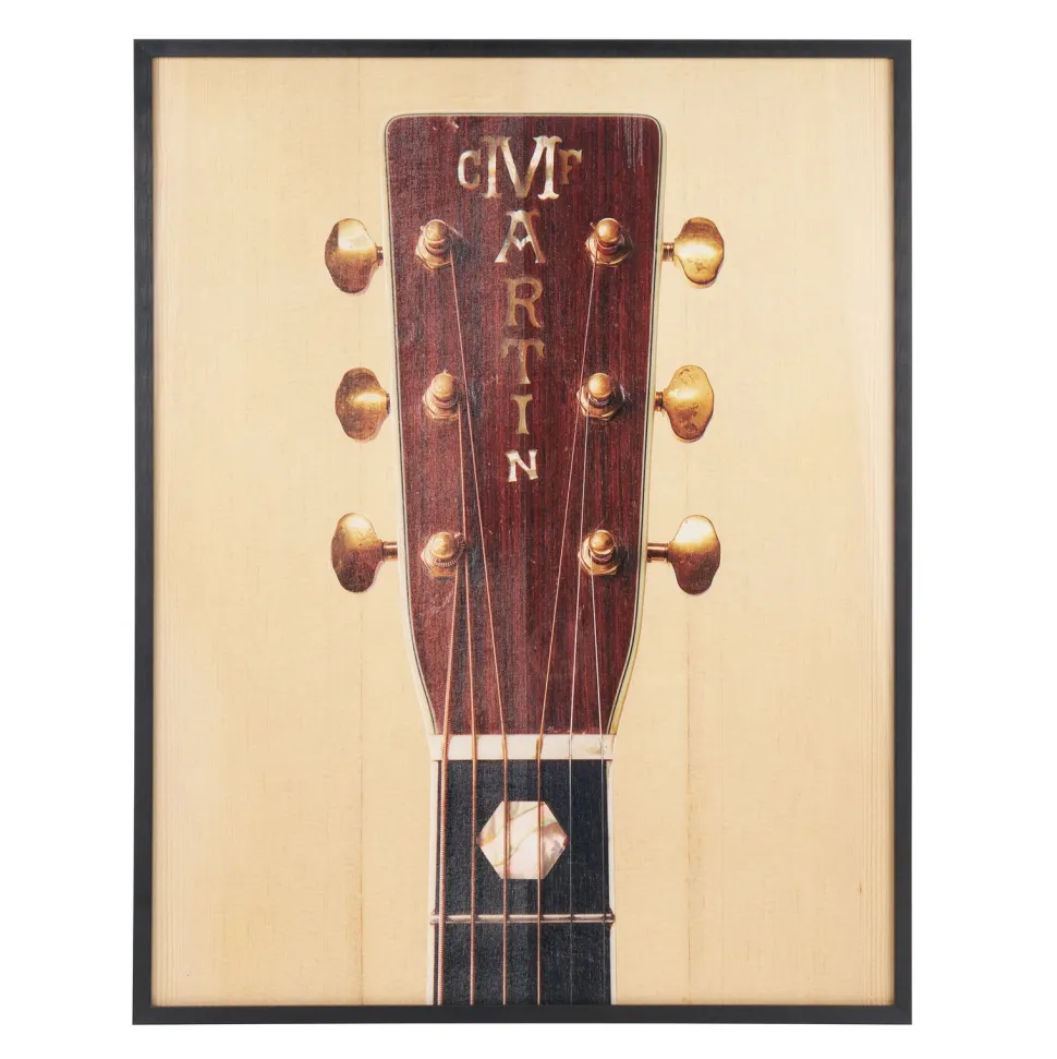 1942 D-45 Headstock Framed Print