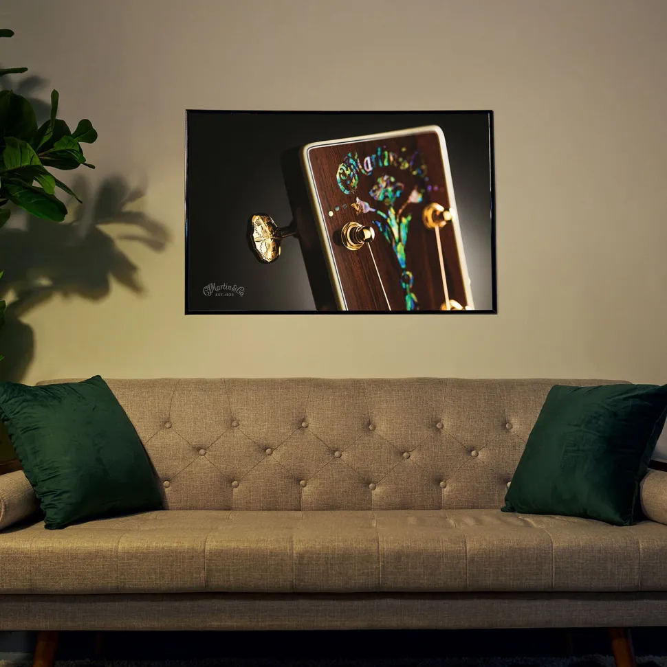 Abalone Headstock Poster