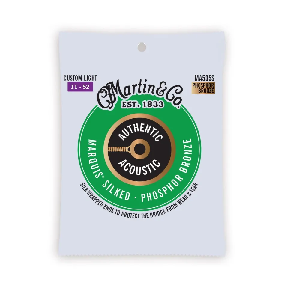 Authentic Acoustic Marquis® Silked Guitar Strings Phosphor Bronze