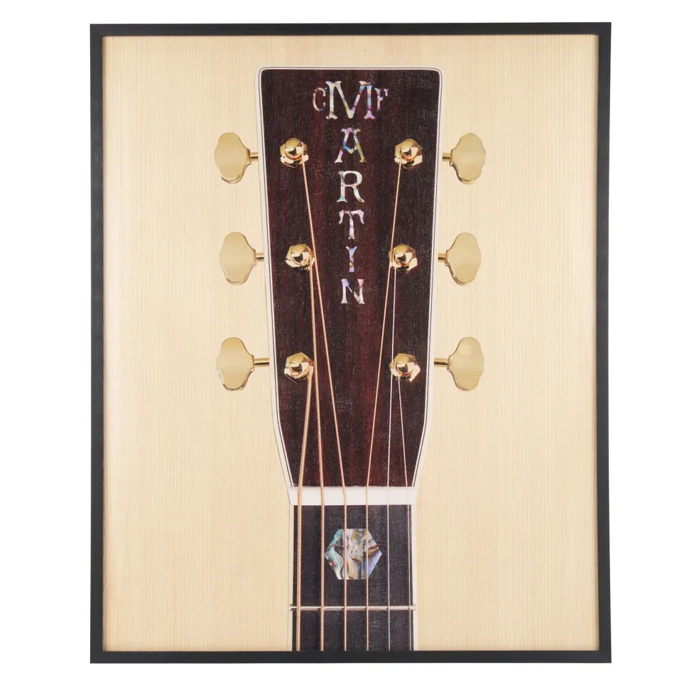 D-45 Headstock Framed Print