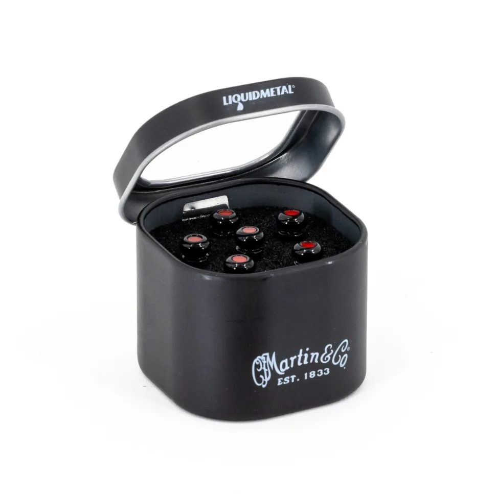 LUXE BY MARTIN® Bridge Pins (Gloss Black)