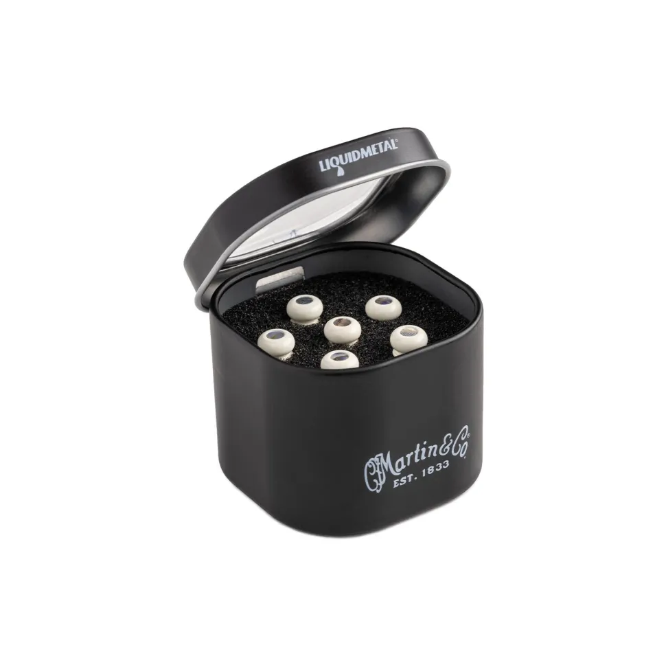 LUXE BY MARTIN® Bridge Pins (Bone with Pearl)