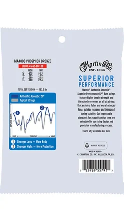 Martin Authentic Acoustic SP® Bass Strings