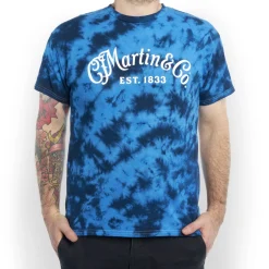 Martin Crystal Navy & Black T-Shirt