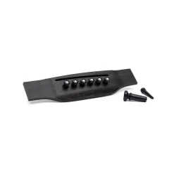 Martin Inlaid Bridge & Endpins - Black/White