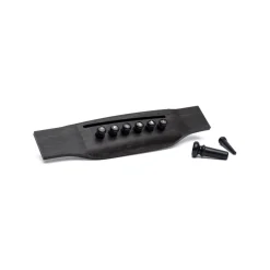 Martin Pearl Inlaid Bridge & Endpins (Black)