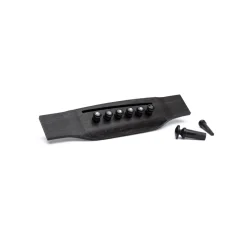 Martin Pearl Inlaid Bridge & Endpins (Ebony)