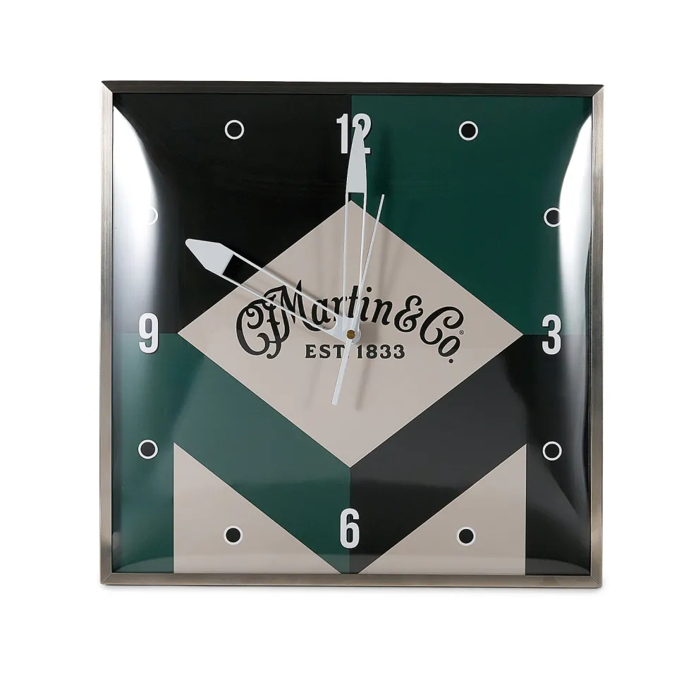 Martin Retro Monogram Lighted Wall Clock