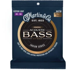 Short Scale Coated Acoustic Bass Strings
